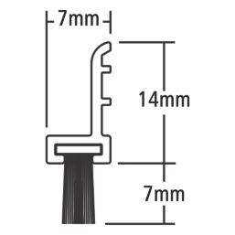 Stormguard Door & Window Strips White 1.05m 5 Pack