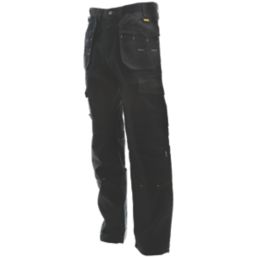 DeWalt Pro Tradesman Work Trousers Black 36" W 31" L