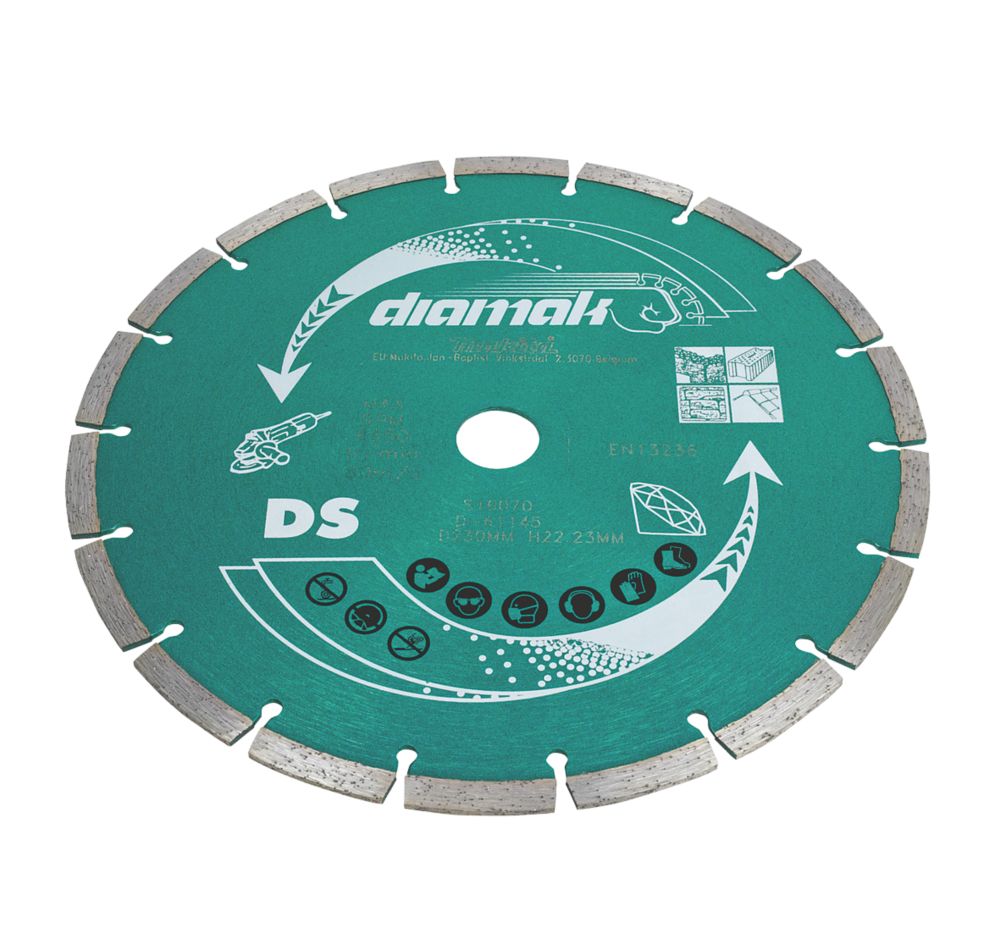 Makita D-61145 Masonry Segmented Diamond Blade 230mm x 22.23mm