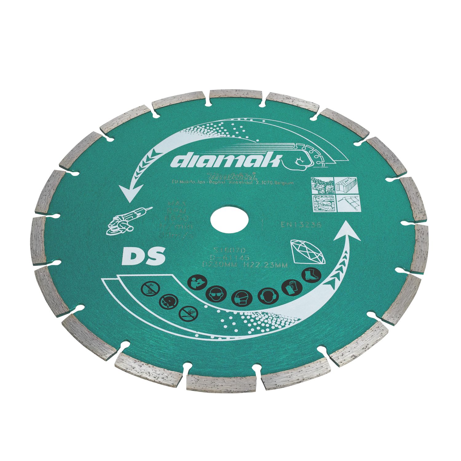 Makita D-61145 Masonry Segmented Diamond Blade 230mm x 22.23mm (4641R)