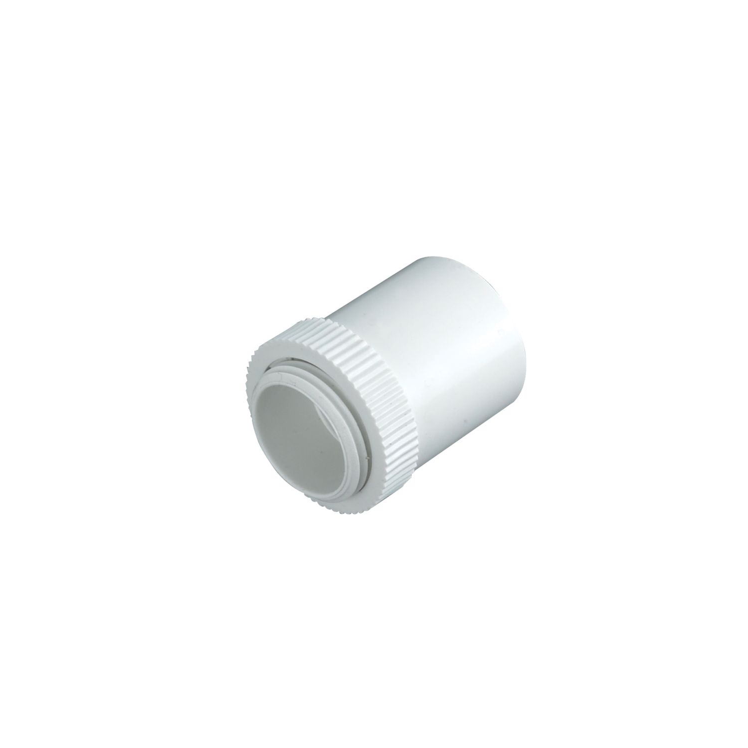 Tower Male Conduit Adaptors 20mm White 2 Pack (46442)