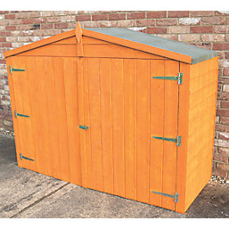 Shire  7' x 3' (Nominal) Apex Timber Bike Store