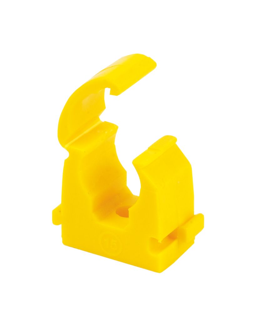 Talon  15mm Hinged Clip Yellow 20 Pack