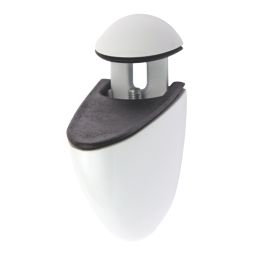 Adjustable Lightweight Bracket White  x 100mm