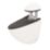 Adjustable Lightweight Bracket White  x 100mm