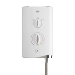 Mira Sport White / Chrome 9.8kW  Manual Electric Shower