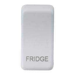 Knightsbridge 'FRIDGE' Switch Cover Matt White