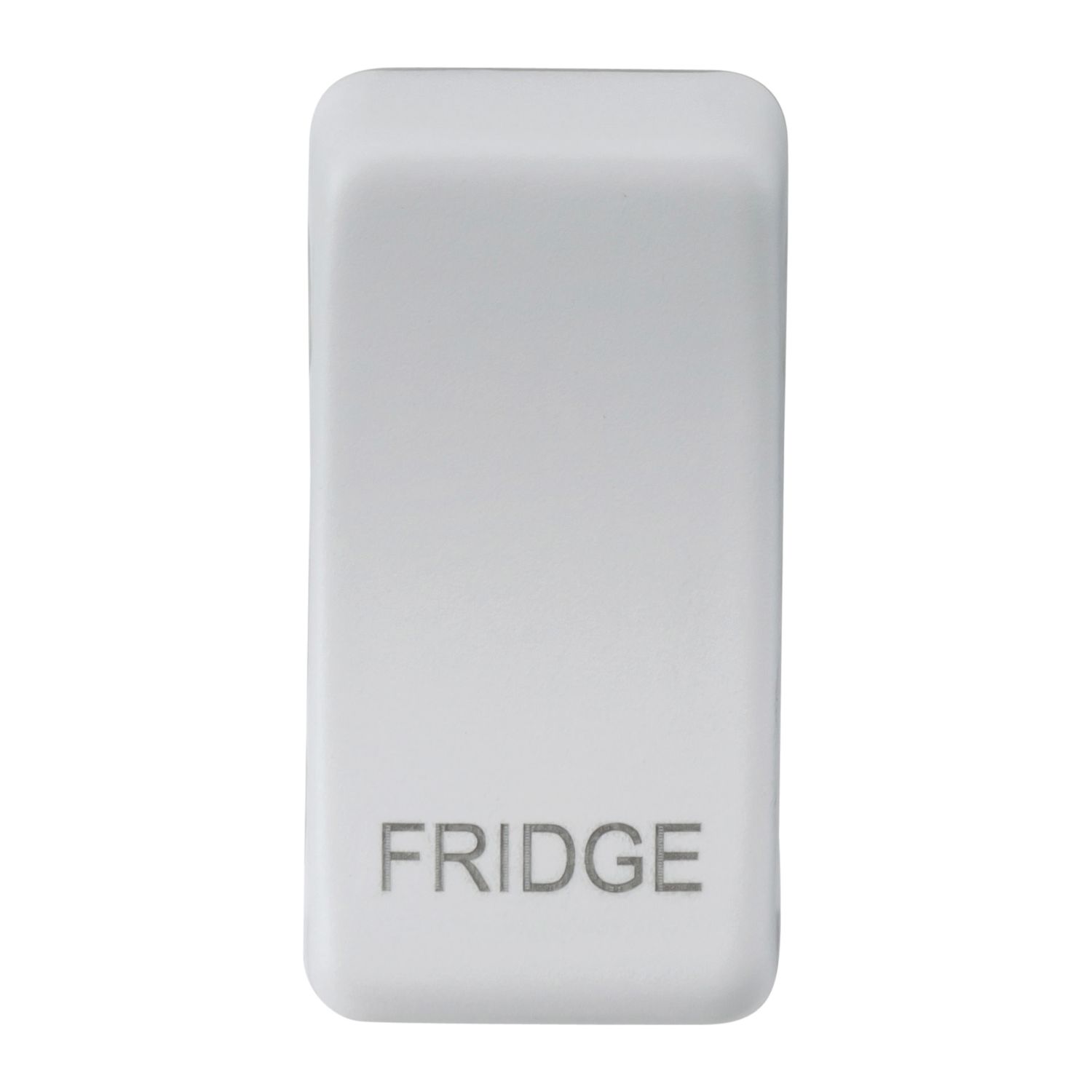 Knightsbridge 'FRIDGE' Switch Cover Matt White (464CT)