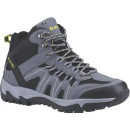 Hi-Tec Jaguar Mid Size 8  Grey Waterproof  Non Safety Work Boots