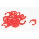 FloPlast FloFit+ Plastic Collet Clips Red 10mm 20 Pack