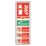 Essentials  Non Photoluminescent "Fire Extinguisher Water" Sign 100mm x 300mm