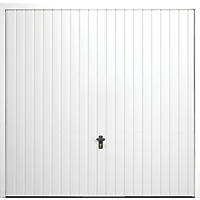 Gliderol Vertical 8' x 7' Non-Insulated Framed Steel Up & Over Garage Door White