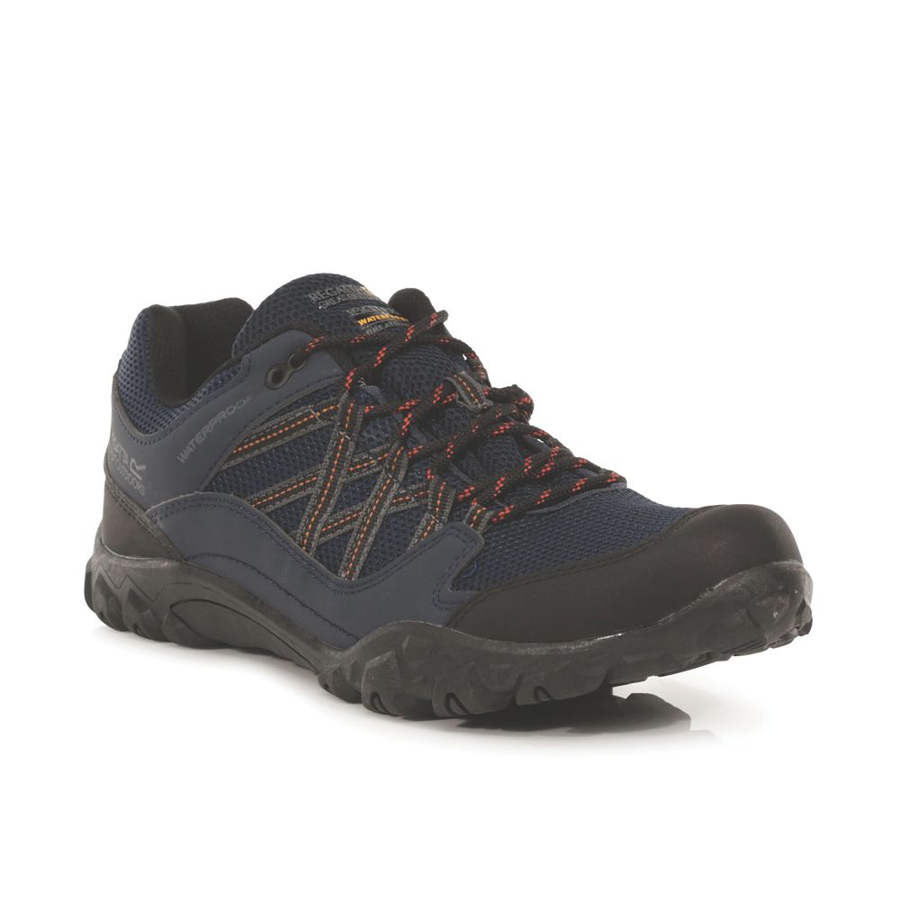 Regatta Edgepoint III Size 10 Navy / Burnt Umber Waterproof Non Safety