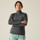 Dare 2B Lowline II Womens Quarter-Zip Fleece Pullover Charcoal Grey Marl - 1MX Size 10
