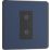 British General Evolve 1-Gang 2-Way LED Single Secondary Trailing Edge Touch Dimmer Switch  Blue with Black Inserts