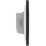 British General Evolve 1-Gang 2-Way LED Single Secondary Trailing Edge Touch Dimmer Switch  Blue with Black Inserts
