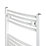 Flomasta  Curved Towel Radiator 1000mm x 600mm White 1805BTU