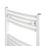 Flomasta  Curved Towel Radiator 1000mm x 600mm White 1805BTU