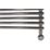 Towelrads 1200mm x 500mm 2047BTU Chrome Flat Electric Towel Radiator