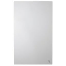 Croydex Carra Mirrored Single-Door Cabinet  White Gloss 300mm x 120mm x 500mm
