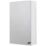 Croydex Carra Mirrored Single-Door Cabinet  White Gloss 300mm x 120mm x 500mm