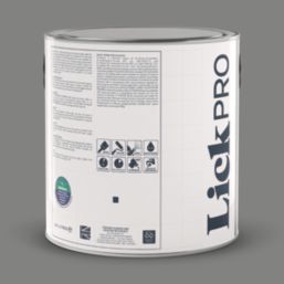 LickPro  2.5Ltr Grey RAL 7037 Vinyl Matt Emulsion  Paint
