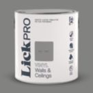 LickPro  2.5Ltr Grey RAL 7037 Vinyl Matt Emulsion  Paint