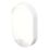 4lite Pylus Outdoor Oval LED Bulkhead Wall Light With PIR Sensor White 12.5W 1100lm