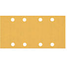 Bosch Expert C470 240 Grit 8-Hole Punched Multi-Material Sanding Sheets 93mm x 186mm 10 Pack