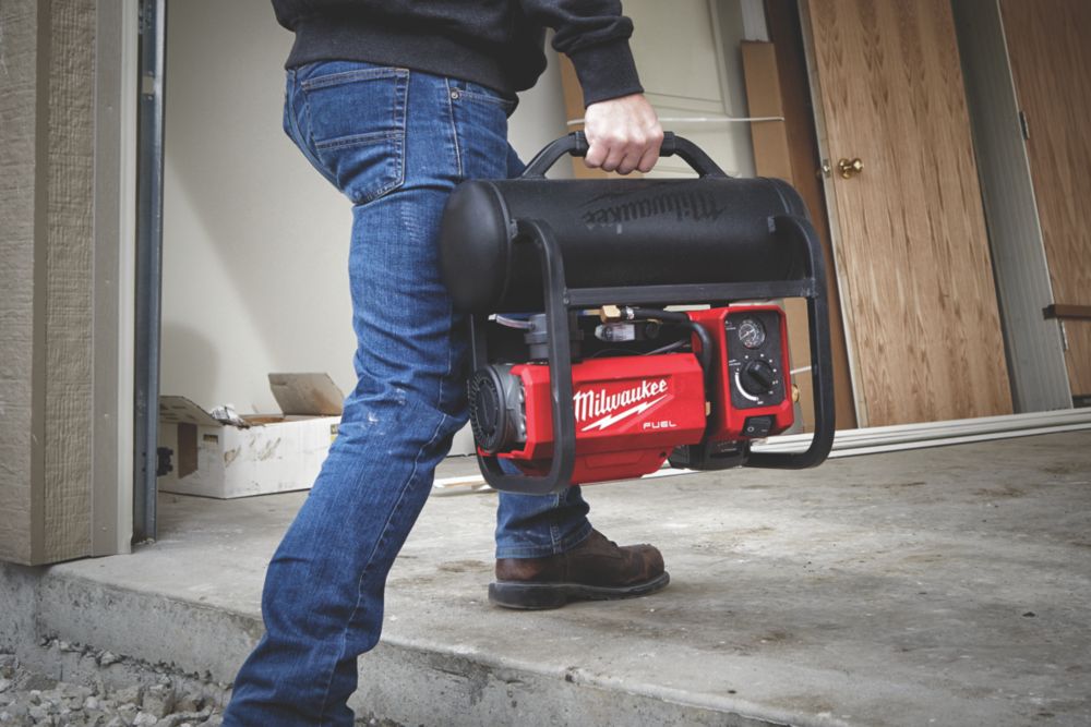 Milwaukee M18FAC 0 FUEL 7.6Ltr 18V Li Ion RedLithium Brushless Cordless Compressor Bare Screwfix