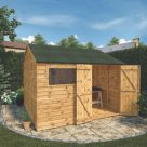 Mercia Modular 9' 6" x 10' (Nominal) Reverse Apex Shiplap T&G Timber Workshop