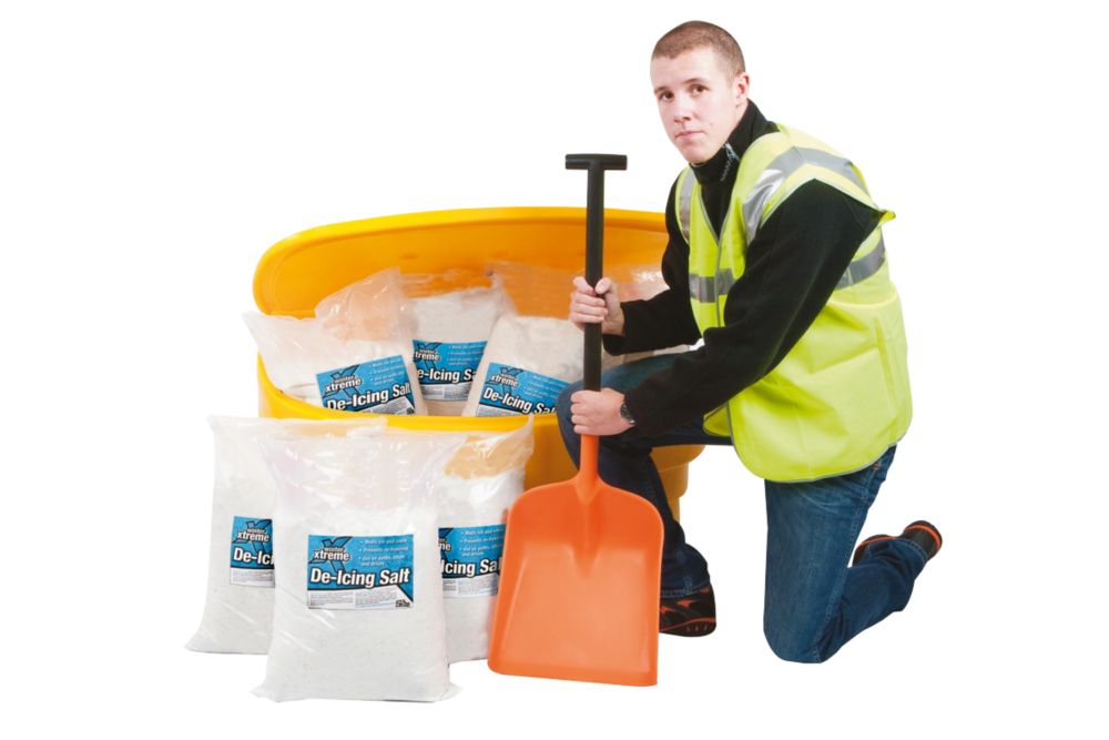 Beehive Grit Bin Kit Yellow 170Ltr Screwfix