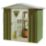 Yardmaster  6' x 4' (Nominal) Apex Metal Shed Green