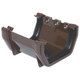 FloPlast  uPVC Square Union Bracket Brown 114mm