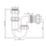 McAlpine Adjustable Inlet Tubular P Trap White 40mm