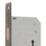 Smith & Locke  3 Lever Antique Brass Deadlock 76mm Case - 57mm Backset