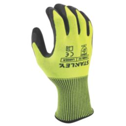 Stanley Hi-Vis Gripper Gloves Yellow Large