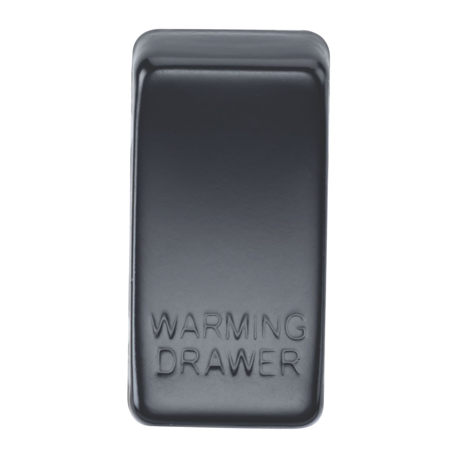 Knightsbridge 'WARMING DRAWER' Switch Cover Matt Black (465CT)