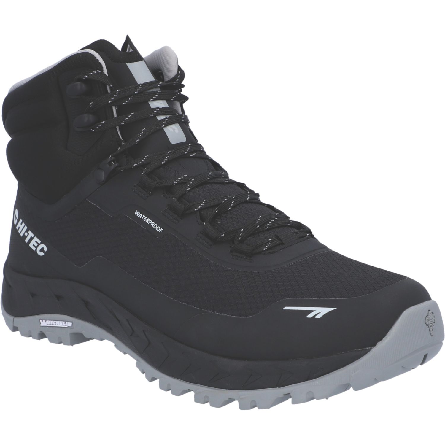 Hi-Tec Altitude Lite Mid Size 7 Black Waterproof Non Safety Work Boots (465EK)