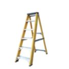 Lyte Fibreglass 1.21m 6 Step Swingback A Frame Step Ladder