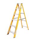 Lyte Fibreglass 1.53m 6 Step Swingback A Frame Step Ladder