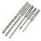 Erbauer  SDS Plus Shank Masonry Drill Bit Set 5 Pieces