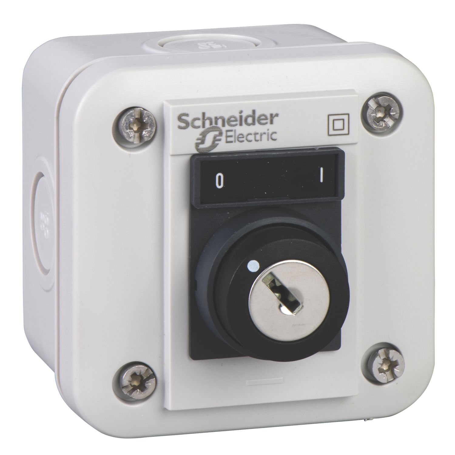 Schneider Electric XALE1441 250A Single Pole Push-Button Complete Control Station with Key Selector Switch NO (465HV)