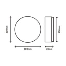 Philips SuperSlim LED Ceiling Light IP20 White 18W 1500lm