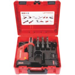 Rothenberger 1000002123 18V 1 x 2.0Ah Li-Ion CAS Brushless Cordless Press Machine & SV Profile Jaw Set