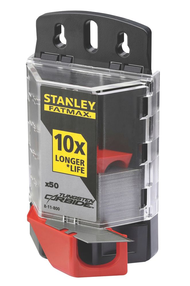 Stanley Heavy Duty Utility Knife Blades 10 Pack - Screwfix