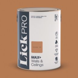 LickPro Max+ 5Ltr Orange 02 Matt Emulsion  Paint