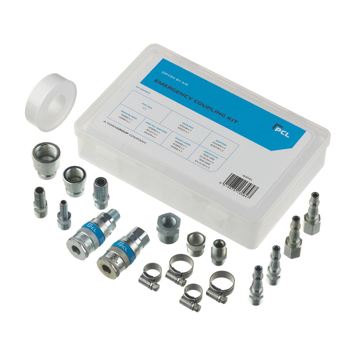 PCL ACKIT01 Emergency Hose Coupling Kit 19 Pieces (465KP)