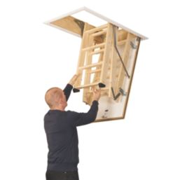 TB Davies FireFold Fire Rated 2.75m Loft Ladder Kit