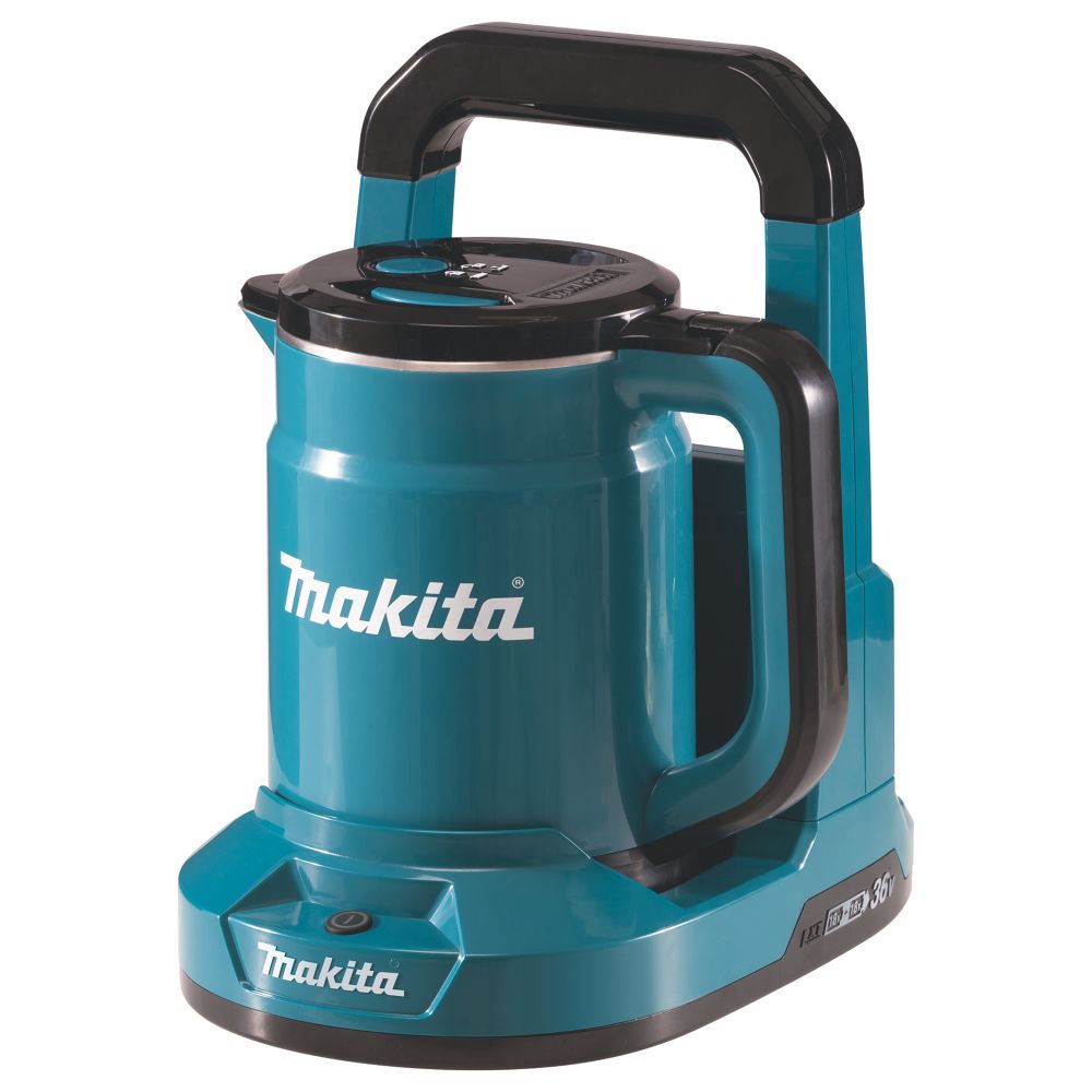 Makita KT360DZ Rechargeable Kettle 0.8 L 36V Blue Body Only Outdoor Water  Heater